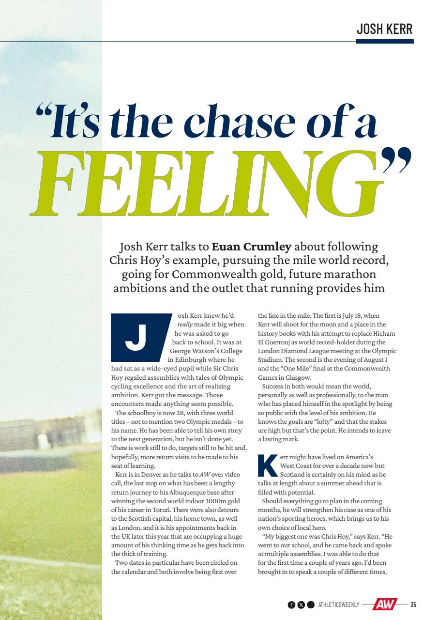 AW – Athletics Weekly Magazine Preview Pages