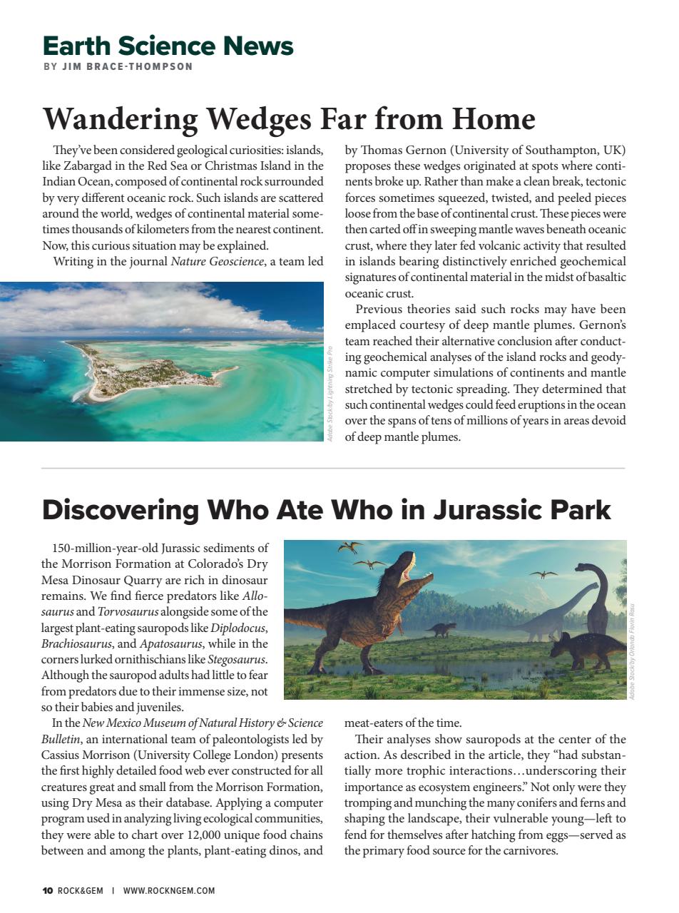 Rock&Gem Magazine Preview Pages