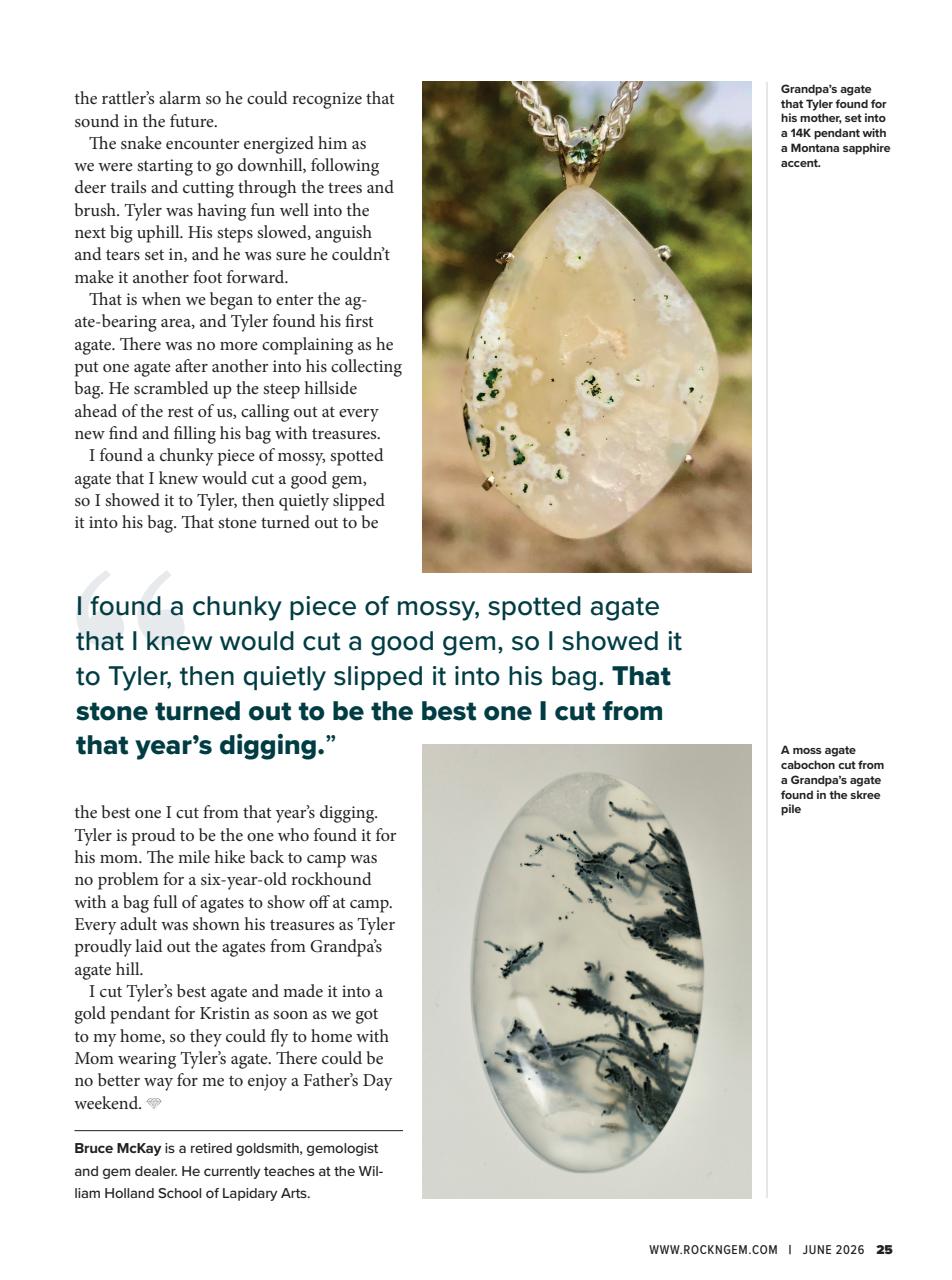 Rock&Gem Magazine Preview Pages