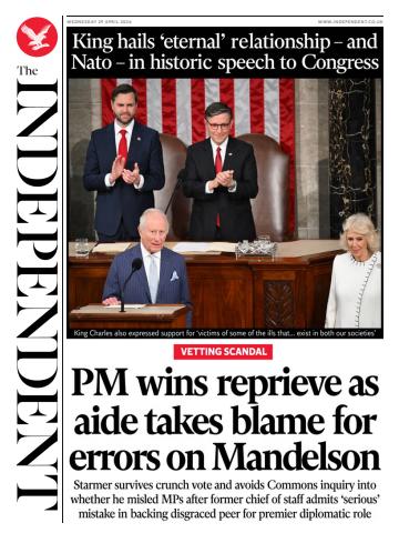 Wednesday, 29 April 2026 issue Wednesday, 29 April 2026