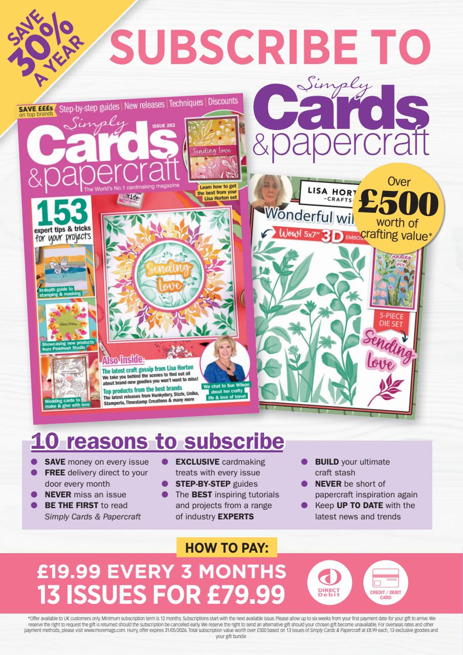 Simply Cards & Papercraft Preview Pages