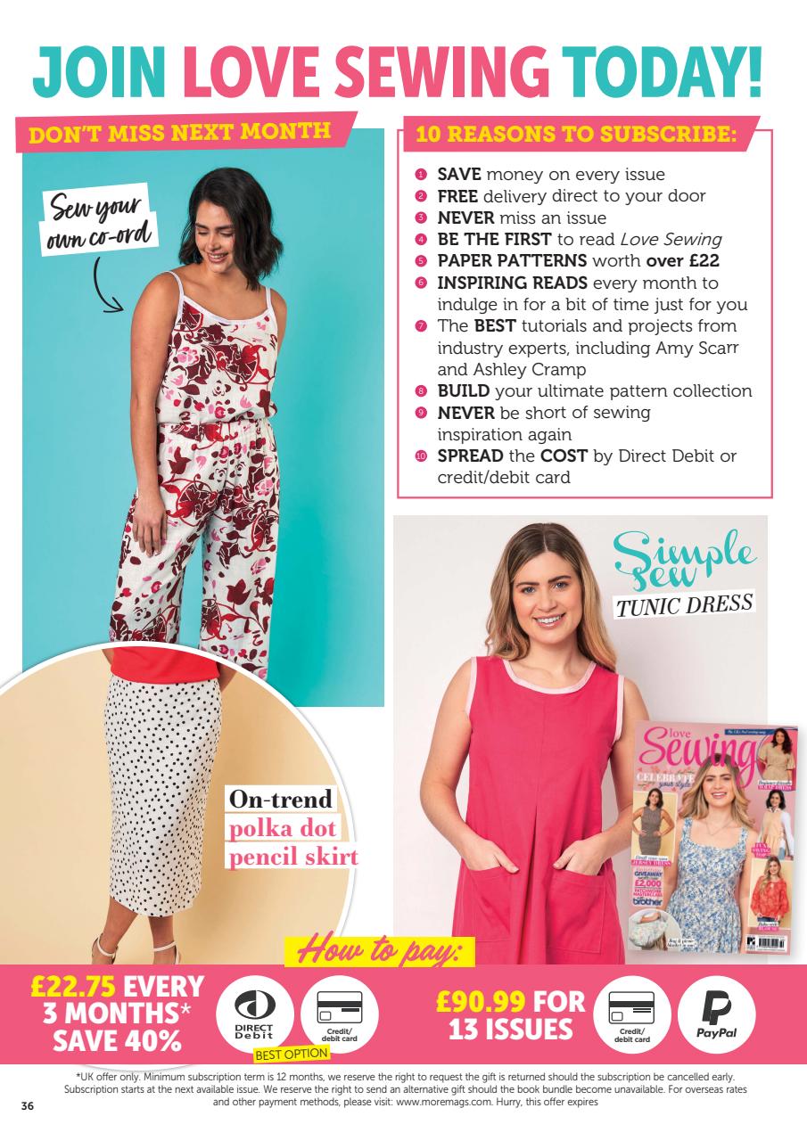 Love Sewing Preview Pages