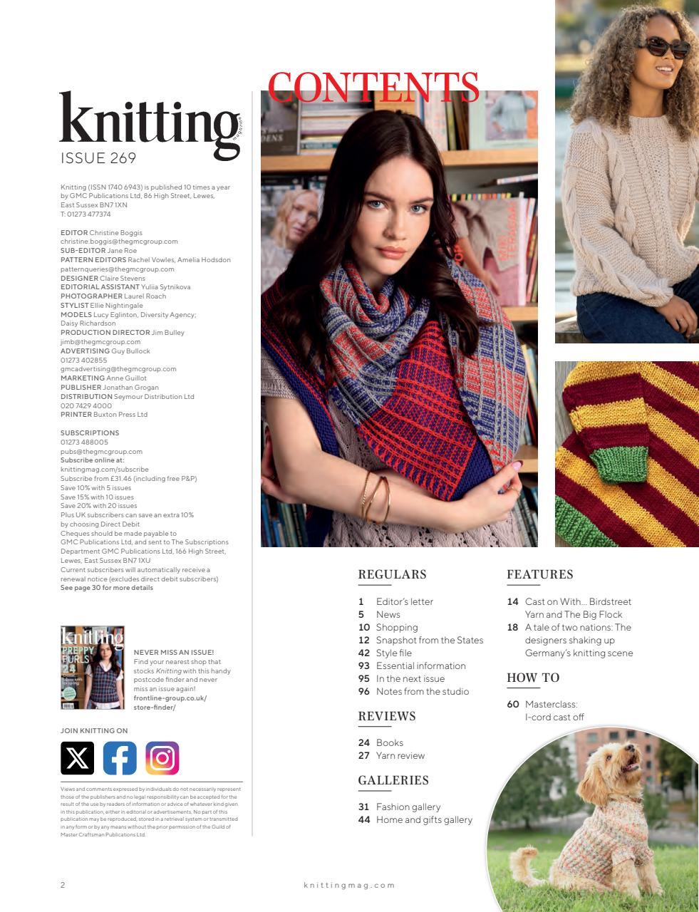 Knitting Preview Pages