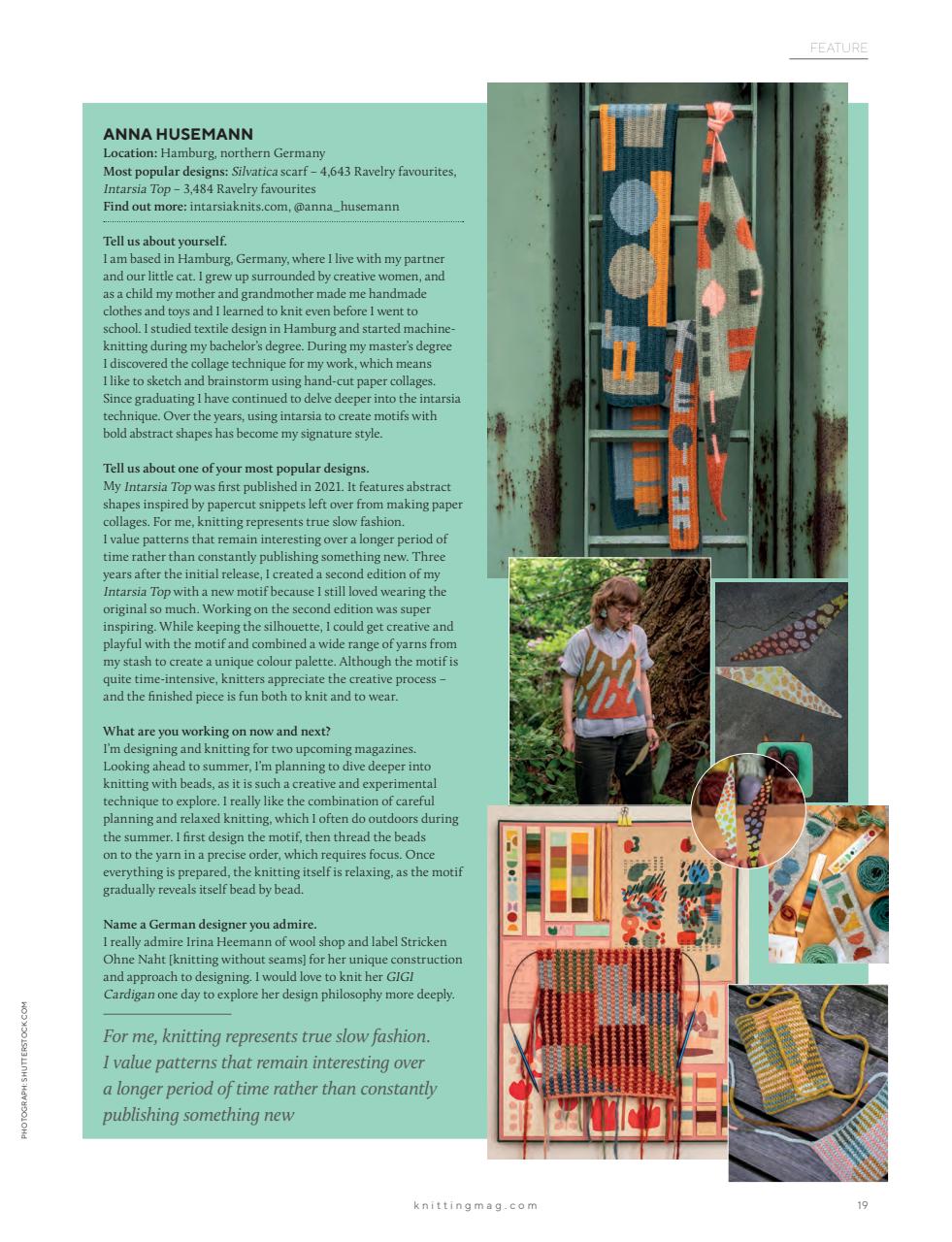 Knitting Preview Pages