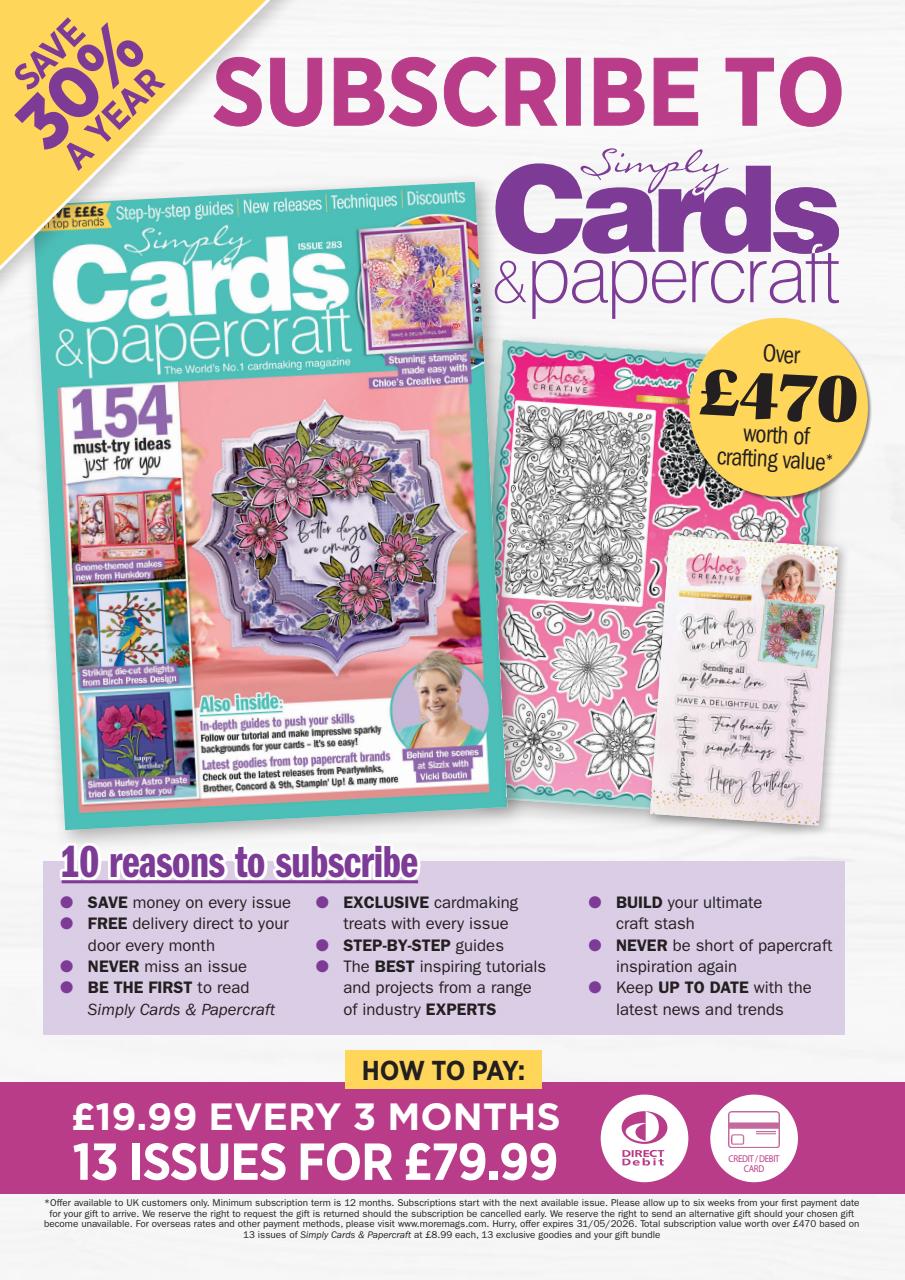 Simply Cards & Papercraft Preview Pages