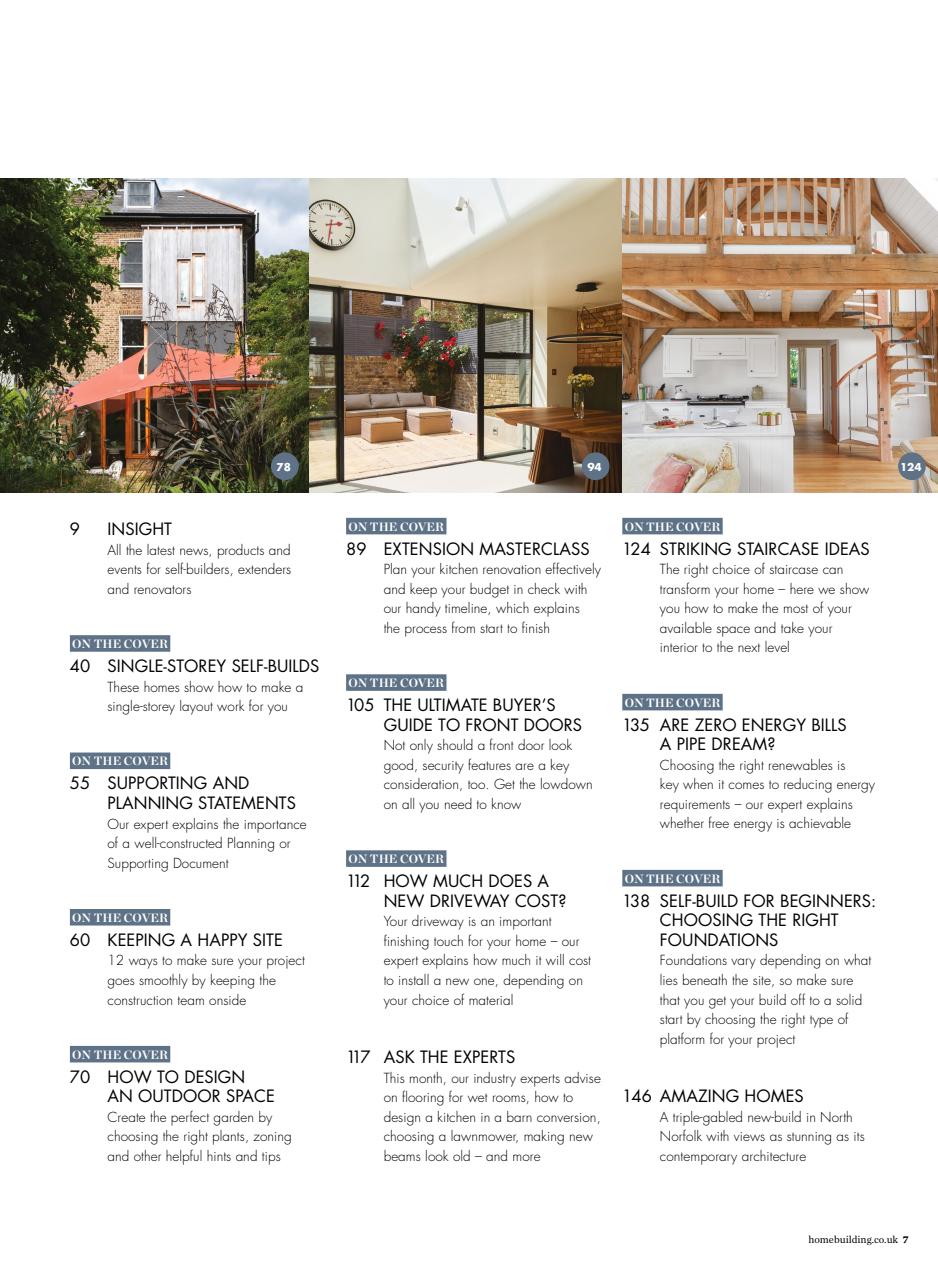 Homebuilding & Renovating Magazine Preview Pages