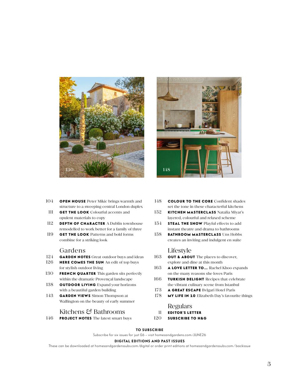 Homes & Gardens Preview Pages