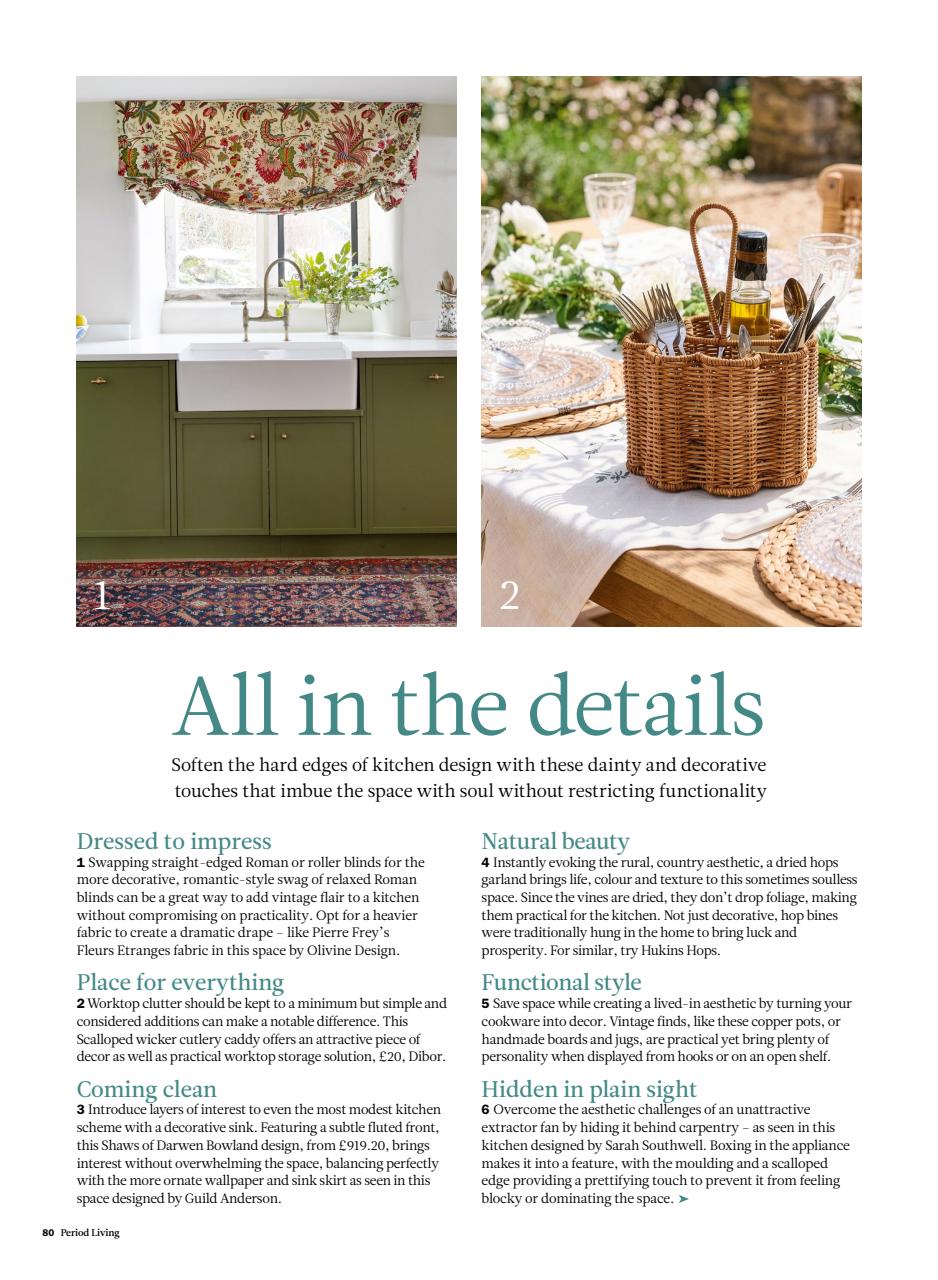 Period Living Magazine Preview Pages