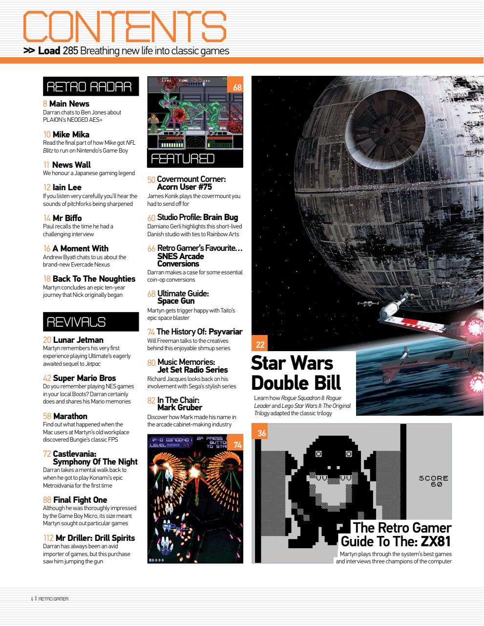 Retro Gamer Preview Pages