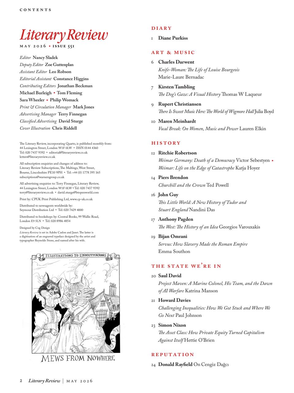 Literary Review Preview Pages