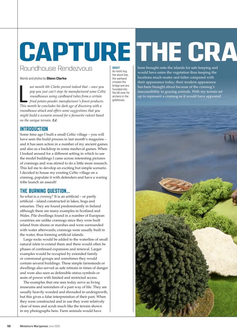 Miniature Wargames Preview Pages
