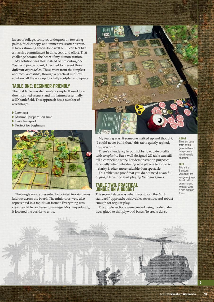Miniature Wargames Preview Pages