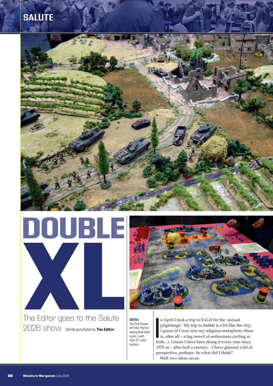 Miniature Wargames Preview Pages