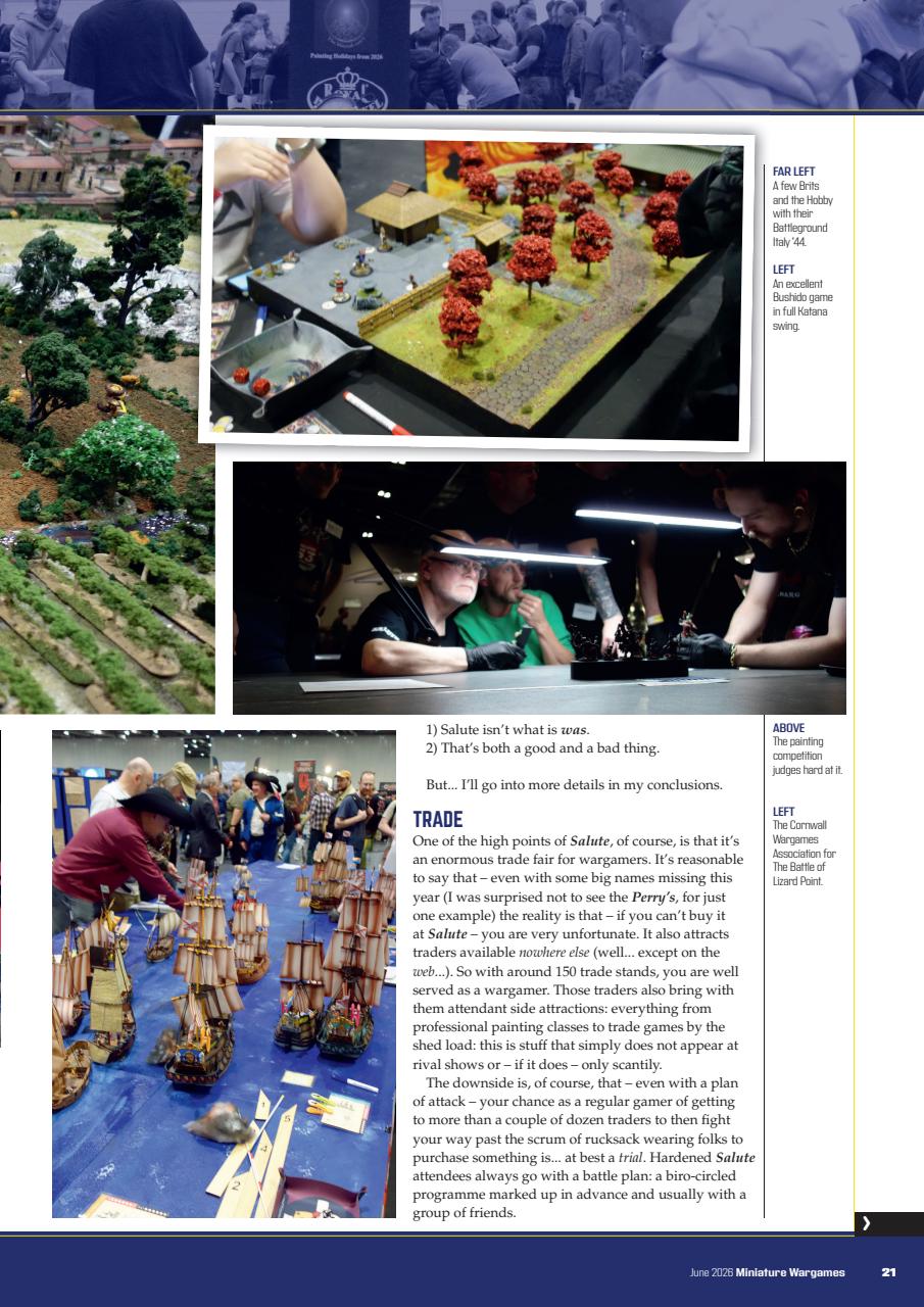 Miniature Wargames Preview Pages