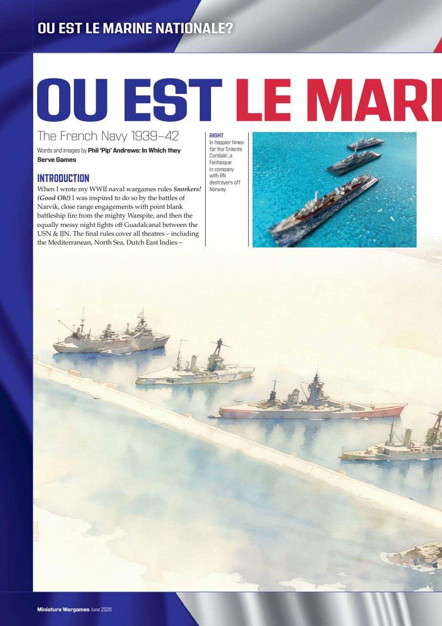 Miniature Wargames Preview Pages
