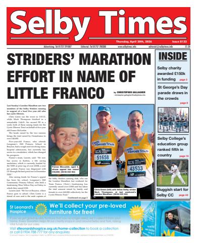 Selby Times issue April 30th 2026