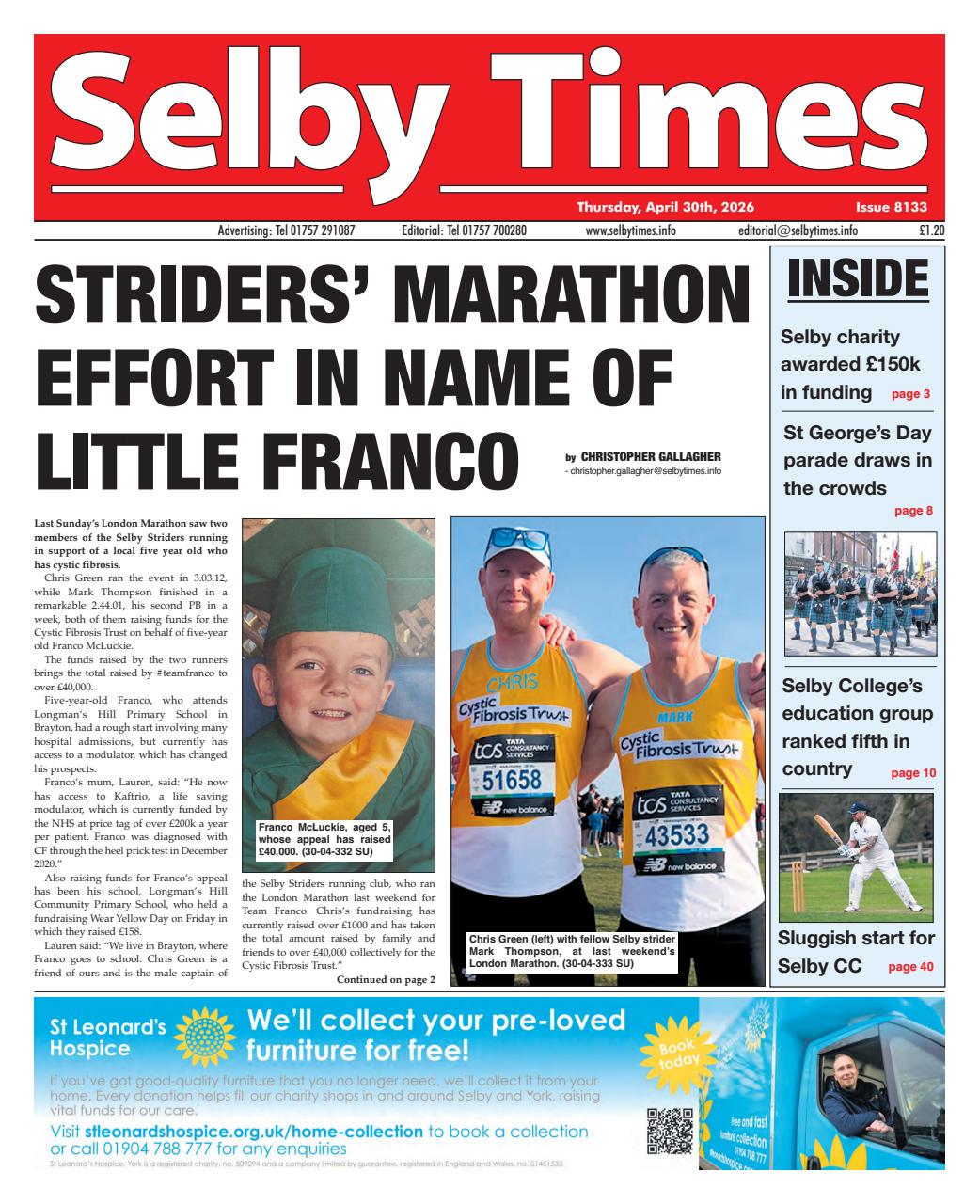 Selby Times Preview Pages