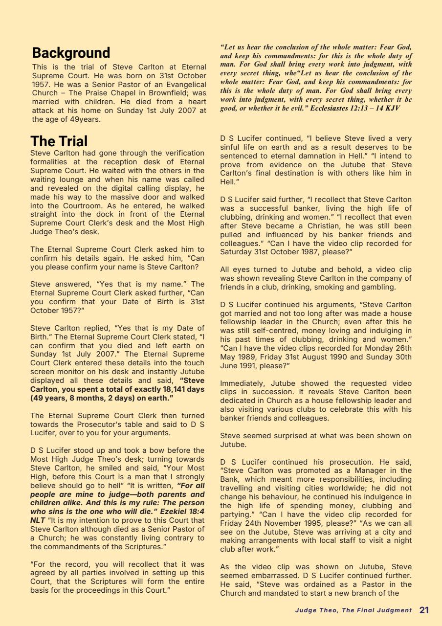 The Talent Publishing Preview Pages