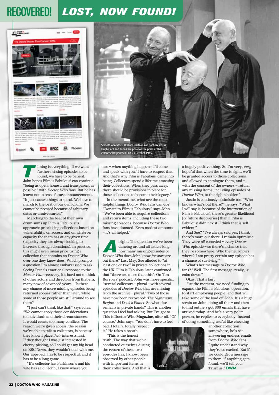 Doctor Who Magazine Preview Pages