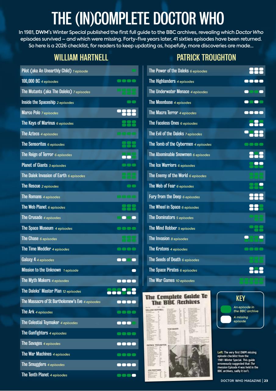 Doctor Who Magazine Preview Pages