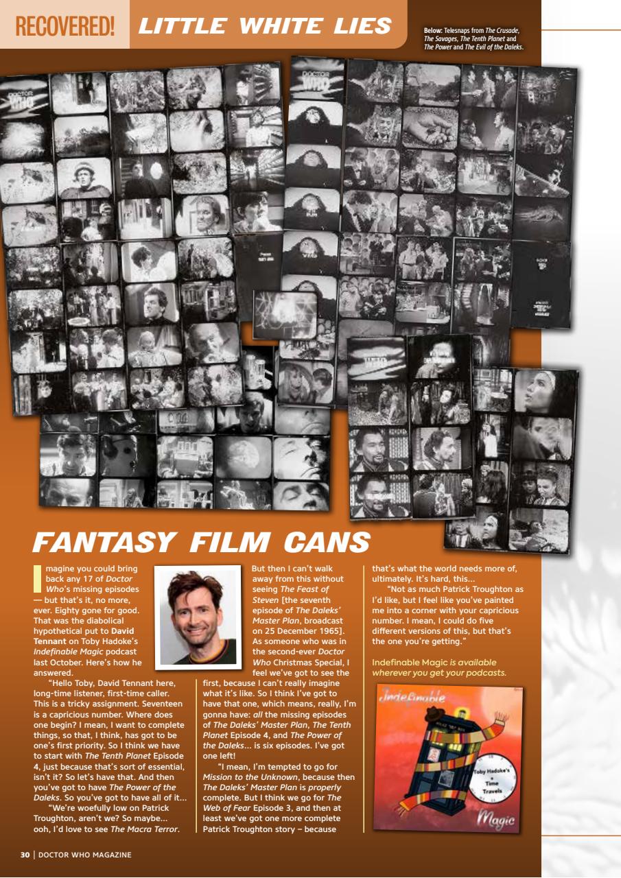 Doctor Who Magazine Preview Pages