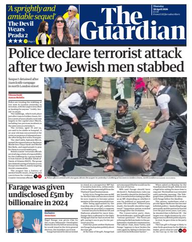 The Guardian Newspaper issue Thursday, 30 April 2026