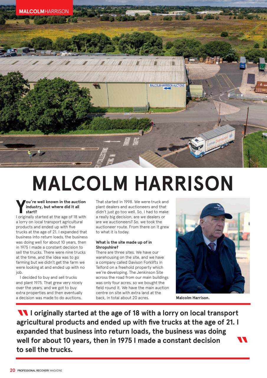 Professional Recovery Magazine Preview Pages