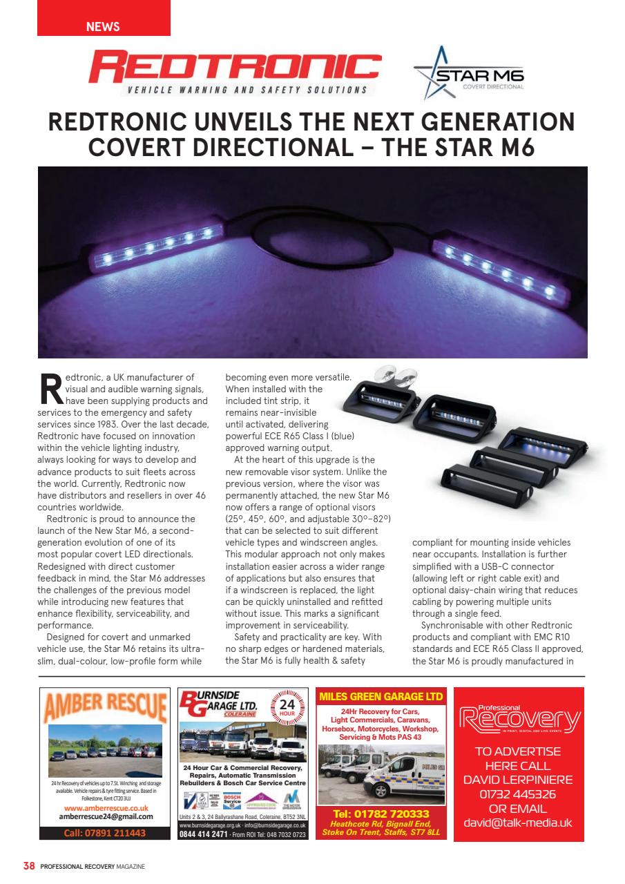 Professional Recovery Magazine Preview Pages