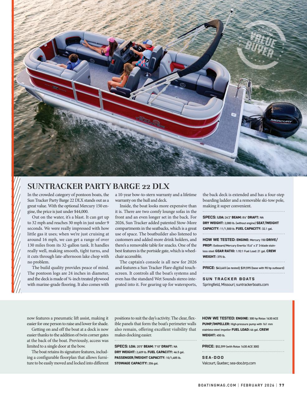 Boating Preview Pages