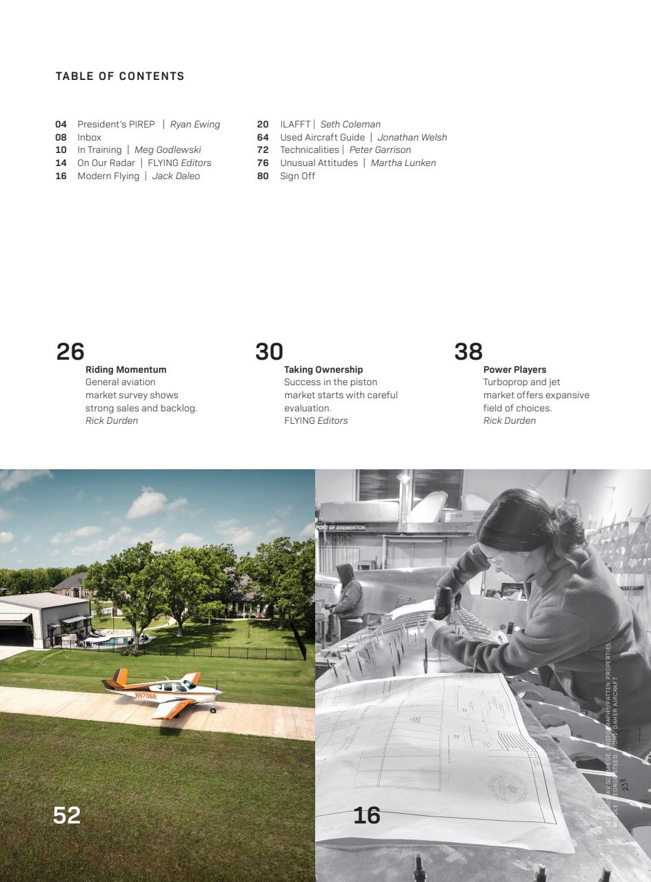 FLYING Magazine Preview Pages