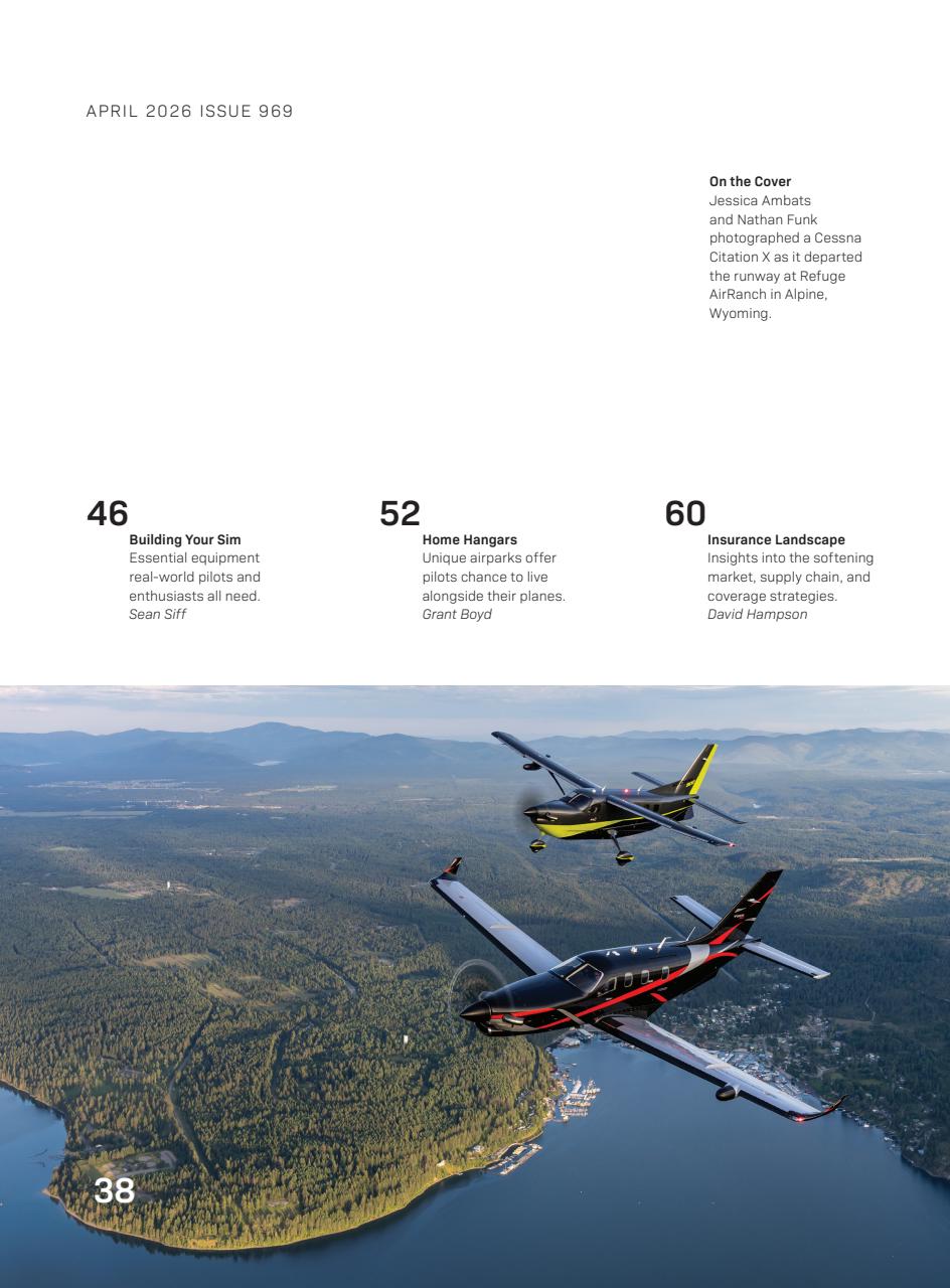 FLYING Magazine Preview Pages