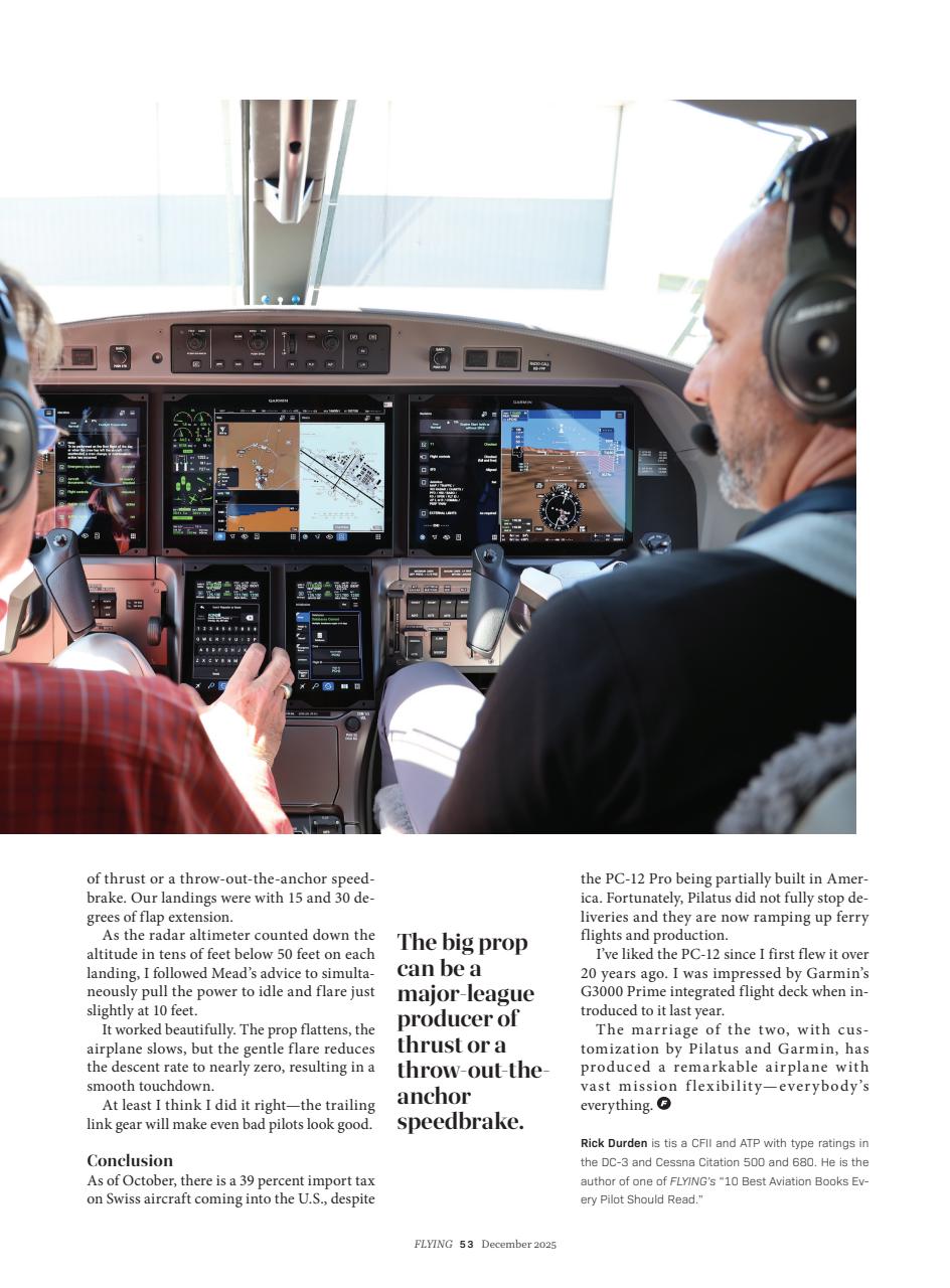 FLYING Magazine Preview Pages