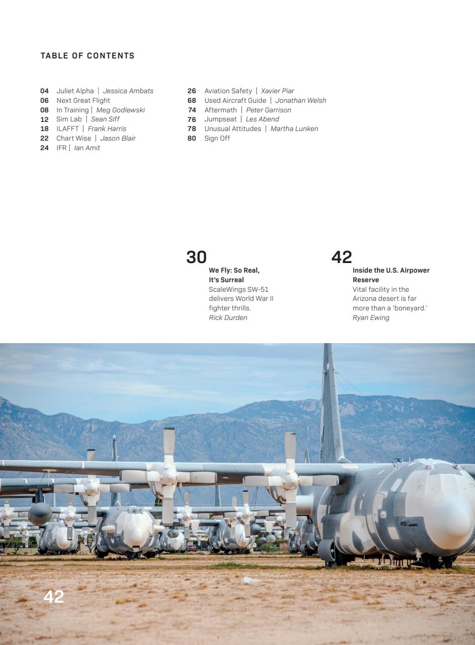 FLYING Magazine Preview Pages