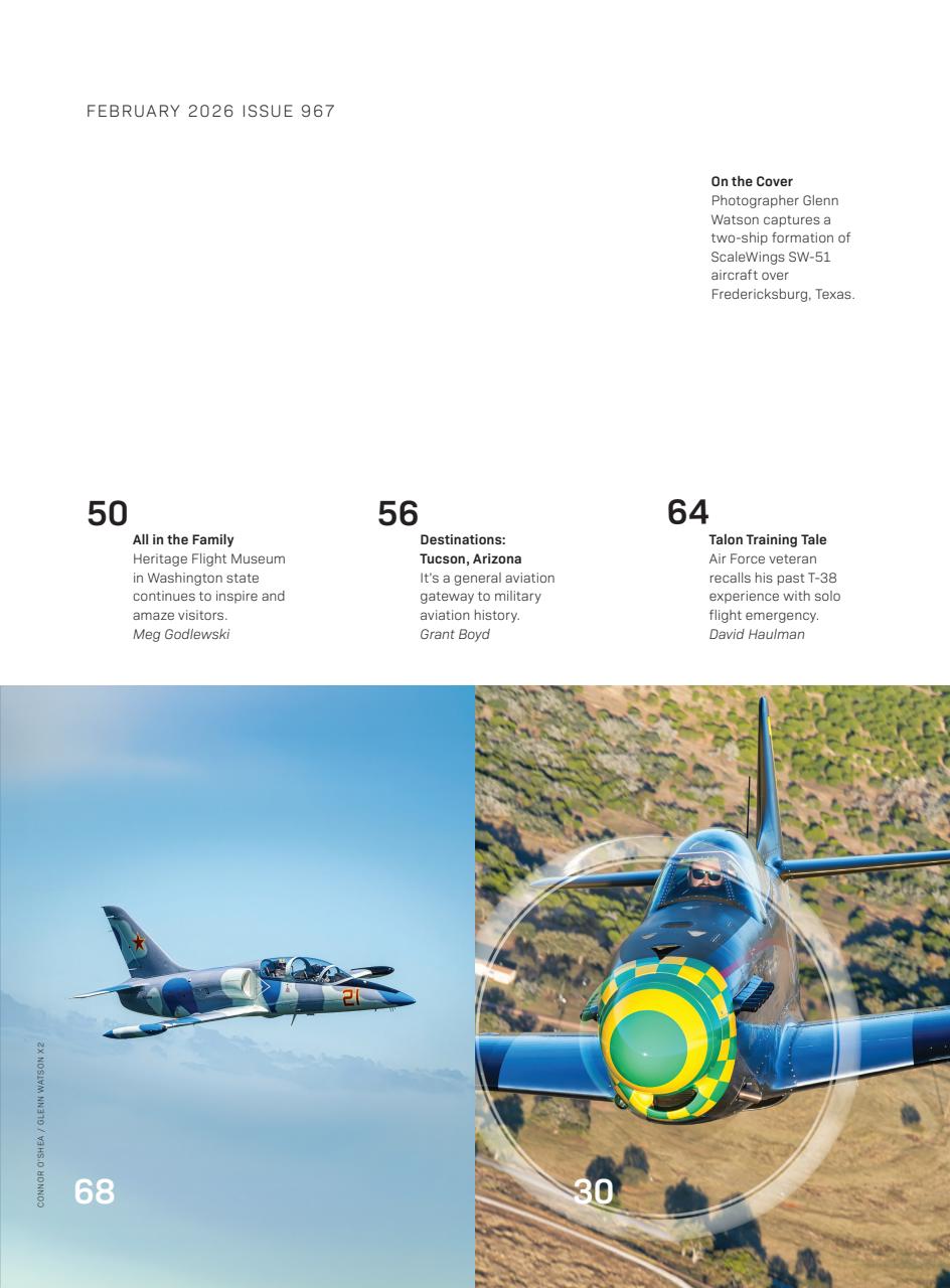 FLYING Magazine Preview Pages
