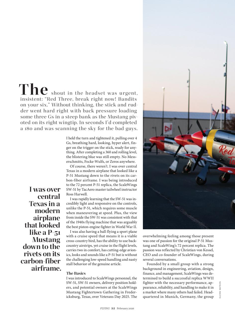 FLYING Magazine Preview Pages