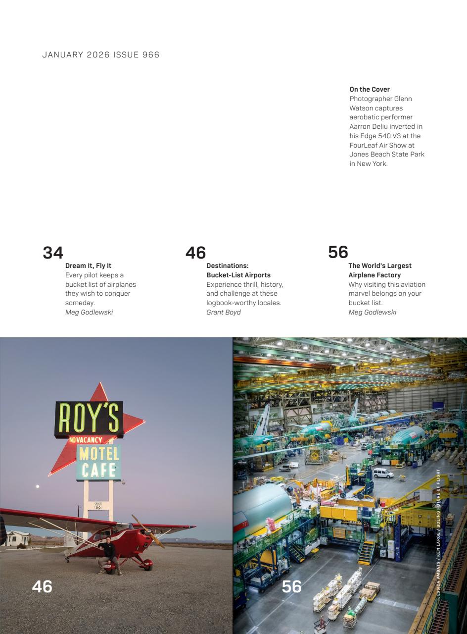FLYING Magazine Preview Pages