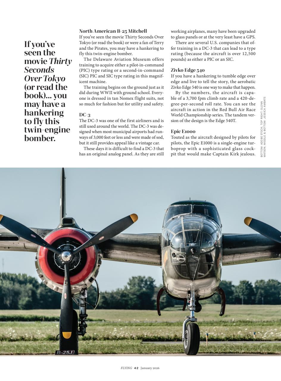 FLYING Magazine Preview Pages