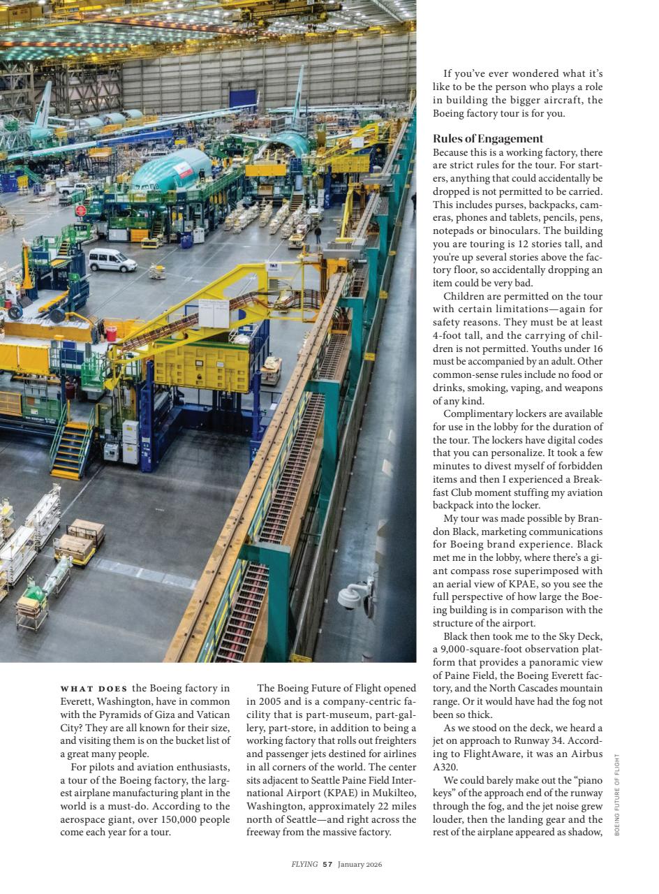 FLYING Magazine Preview Pages