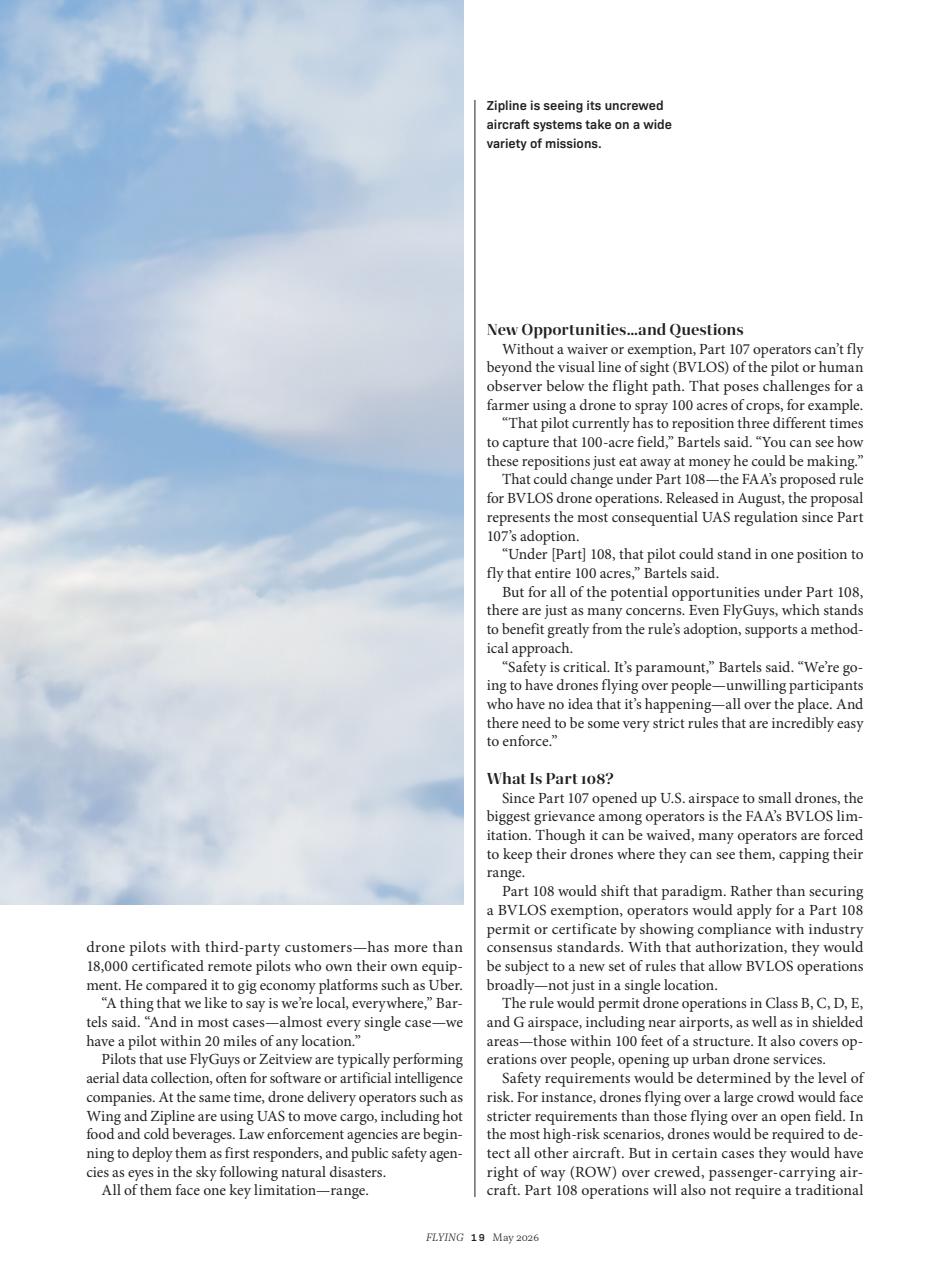 FLYING Magazine Preview Pages