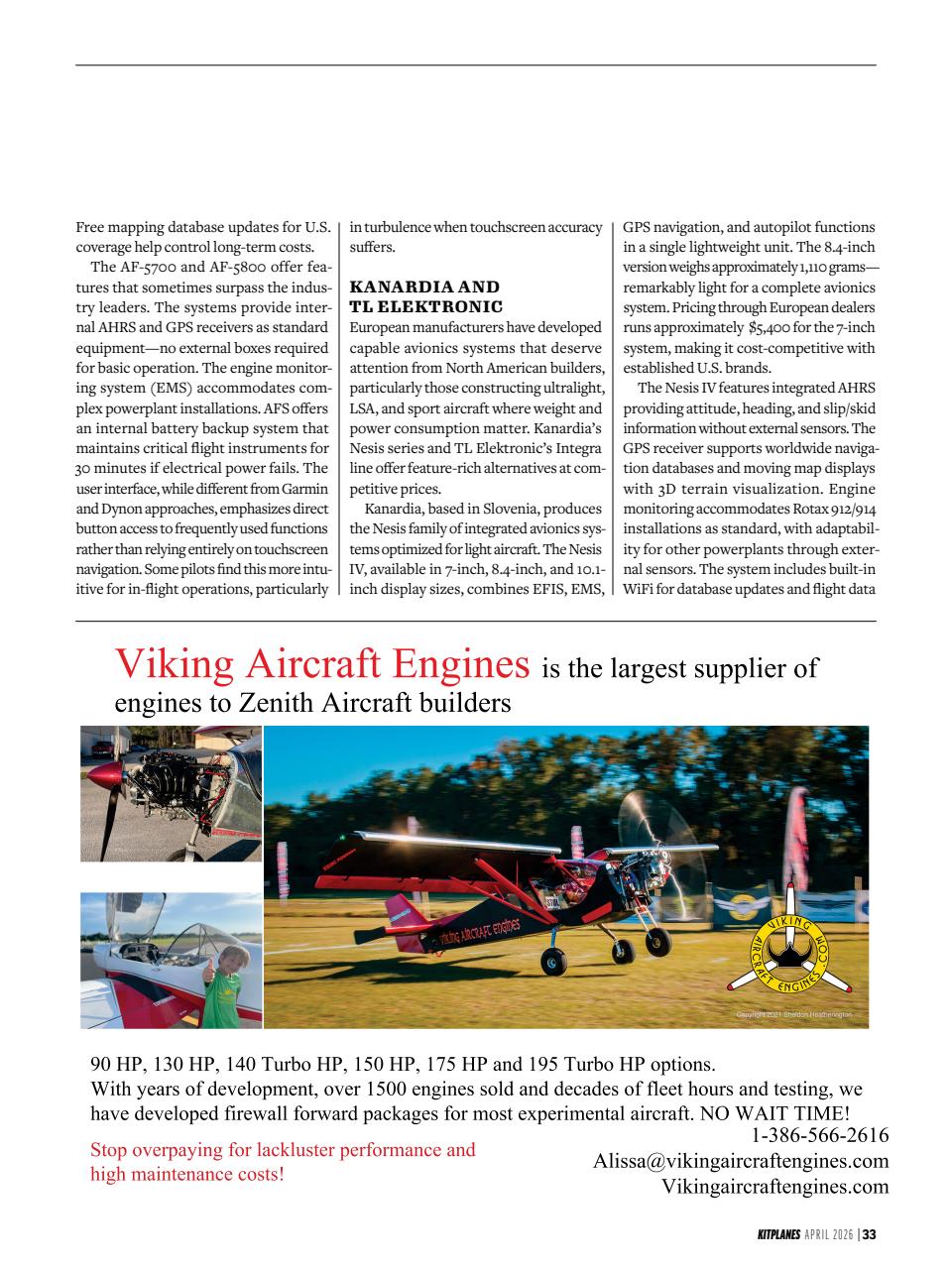 Kitplanes Preview Pages