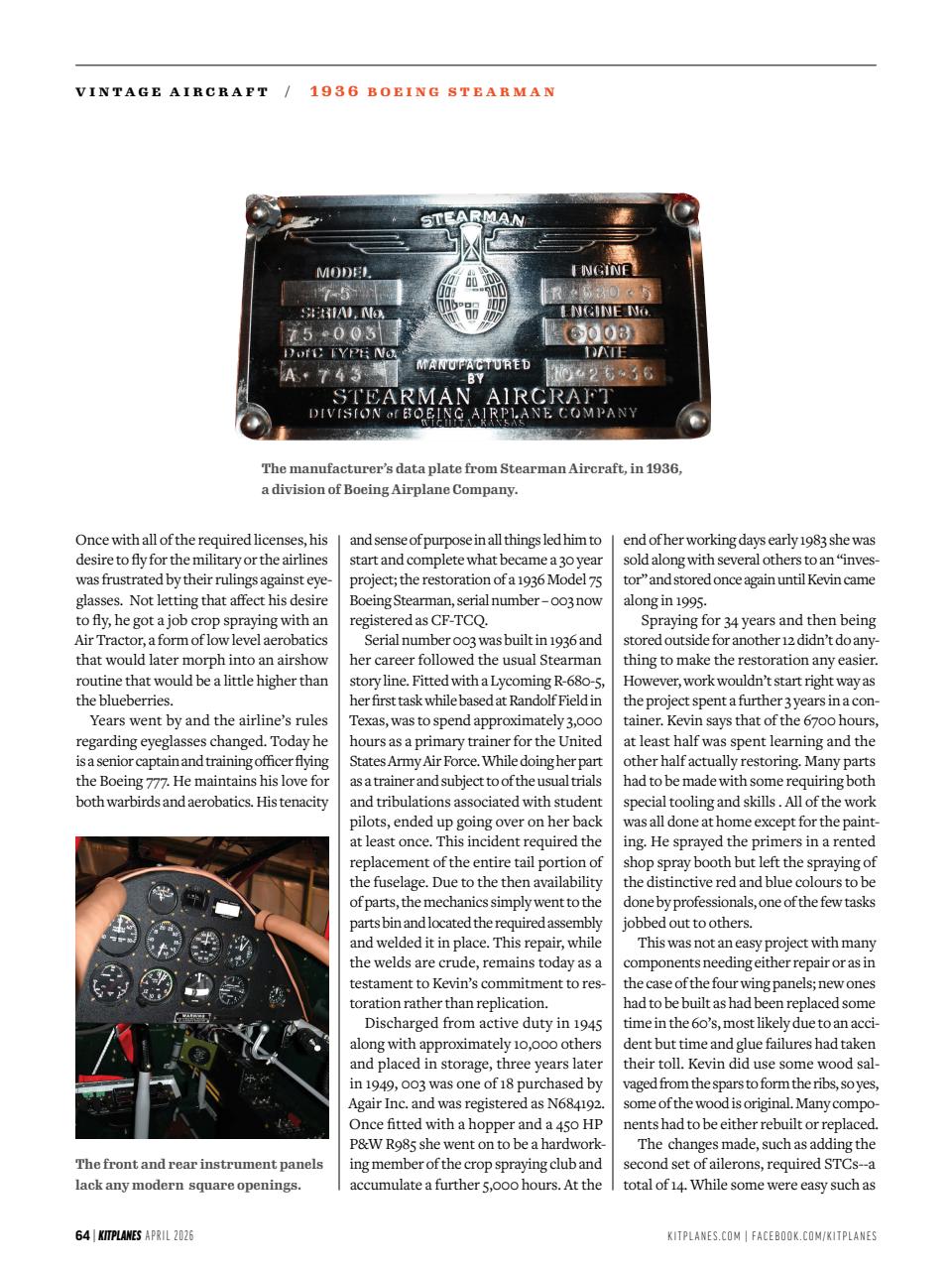 Kitplanes Preview Pages