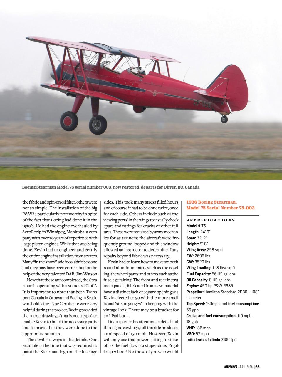 Kitplanes Preview Pages