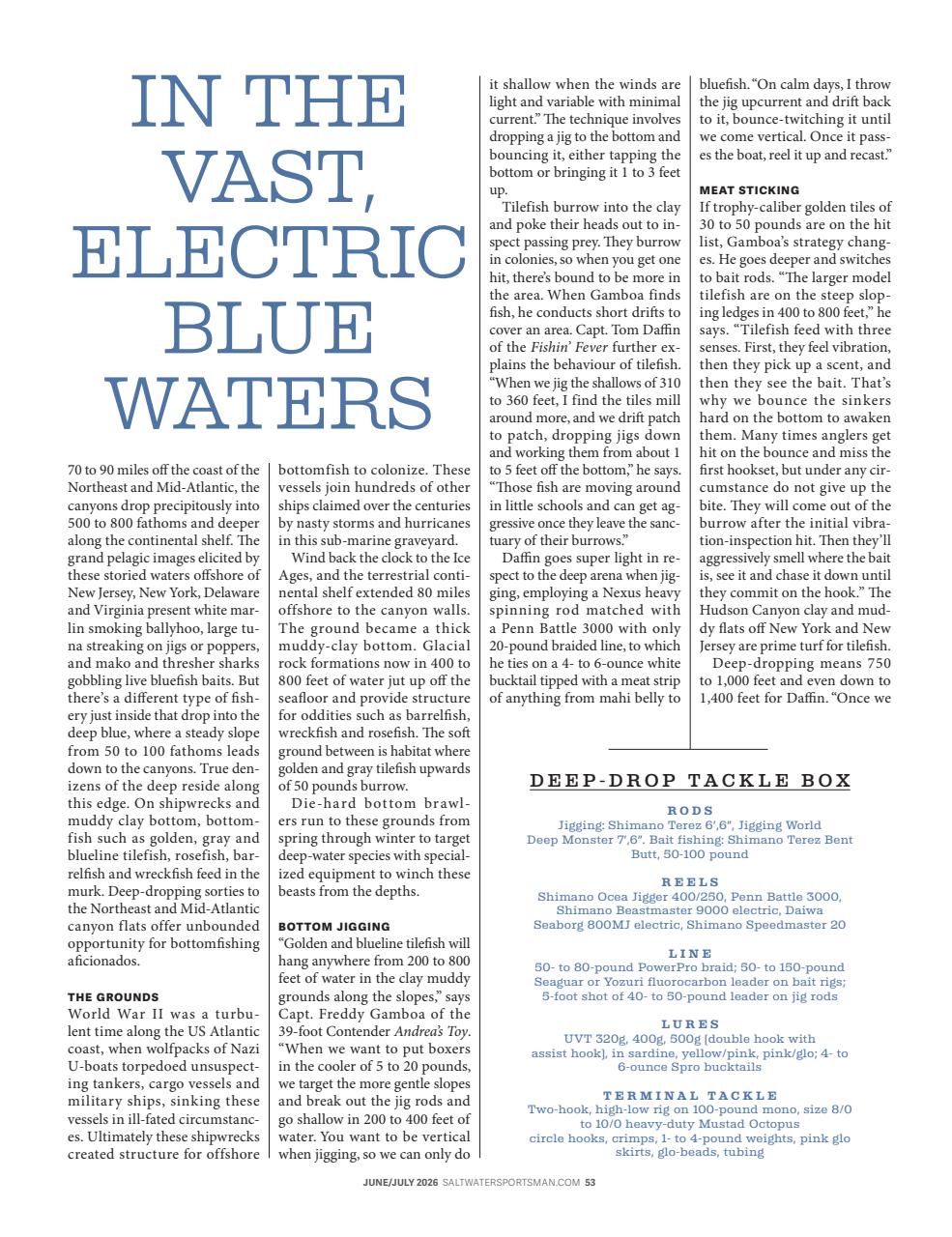 Saltwater Sportsman Preview Pages