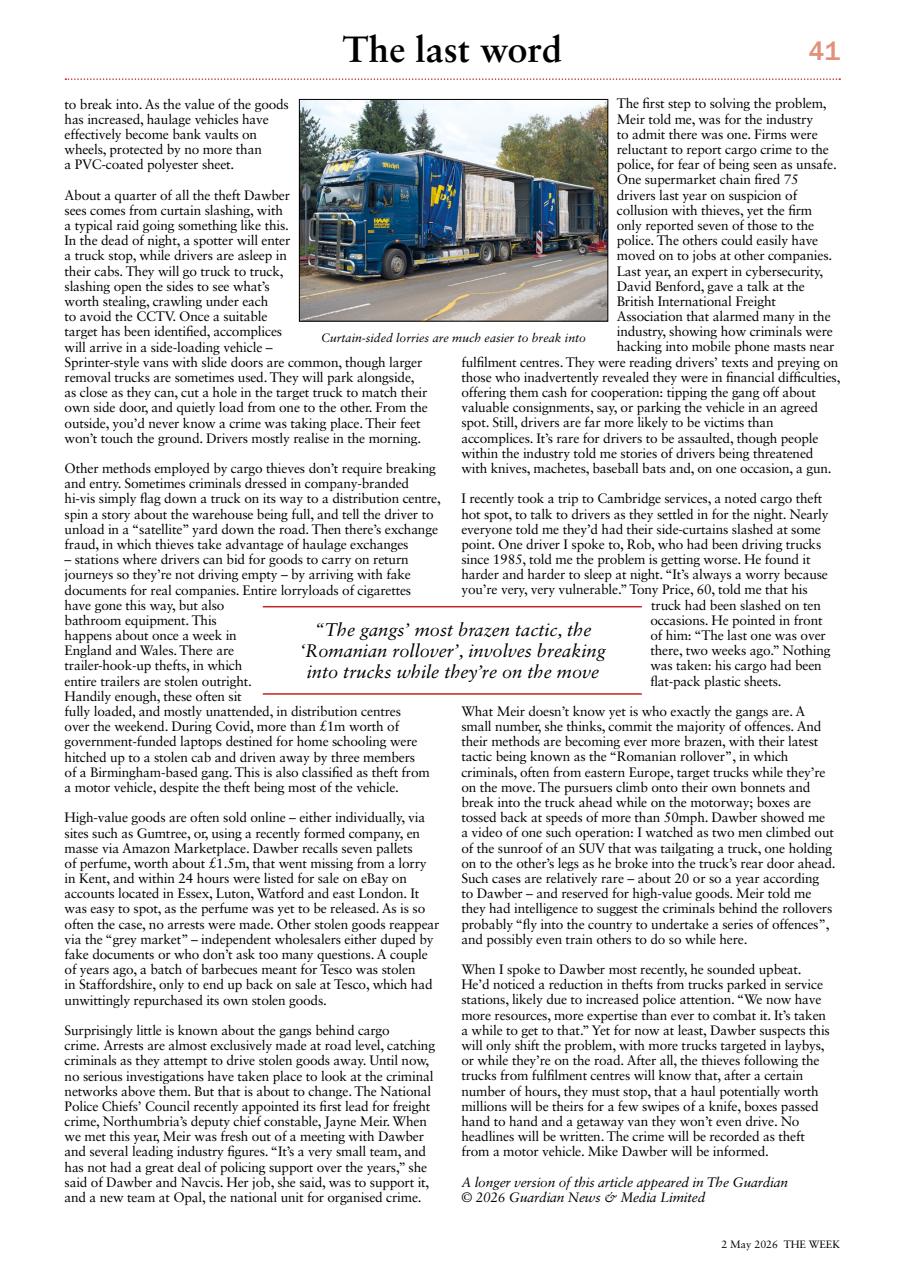 The Week Preview Pages
