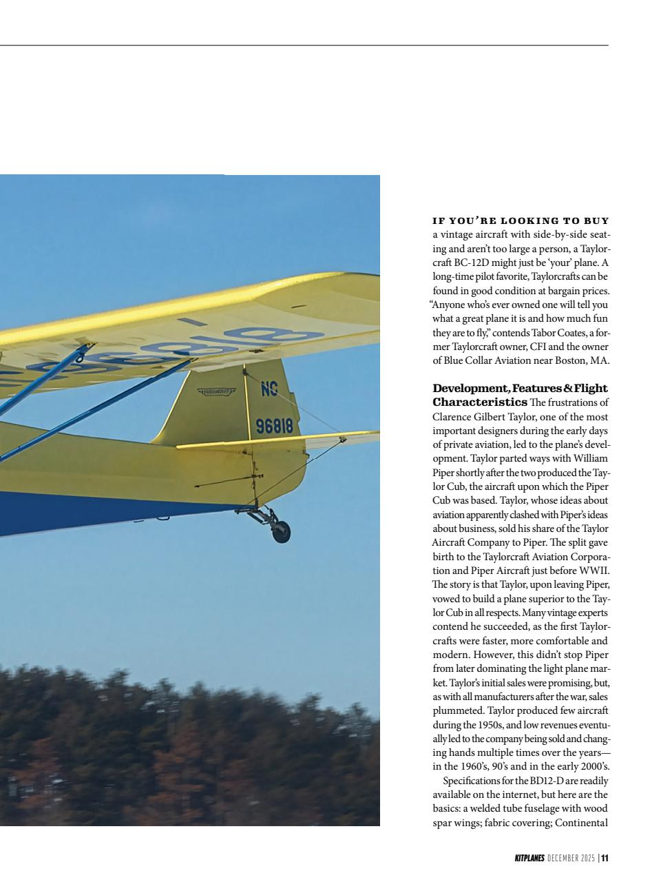 Kitplanes Preview Pages