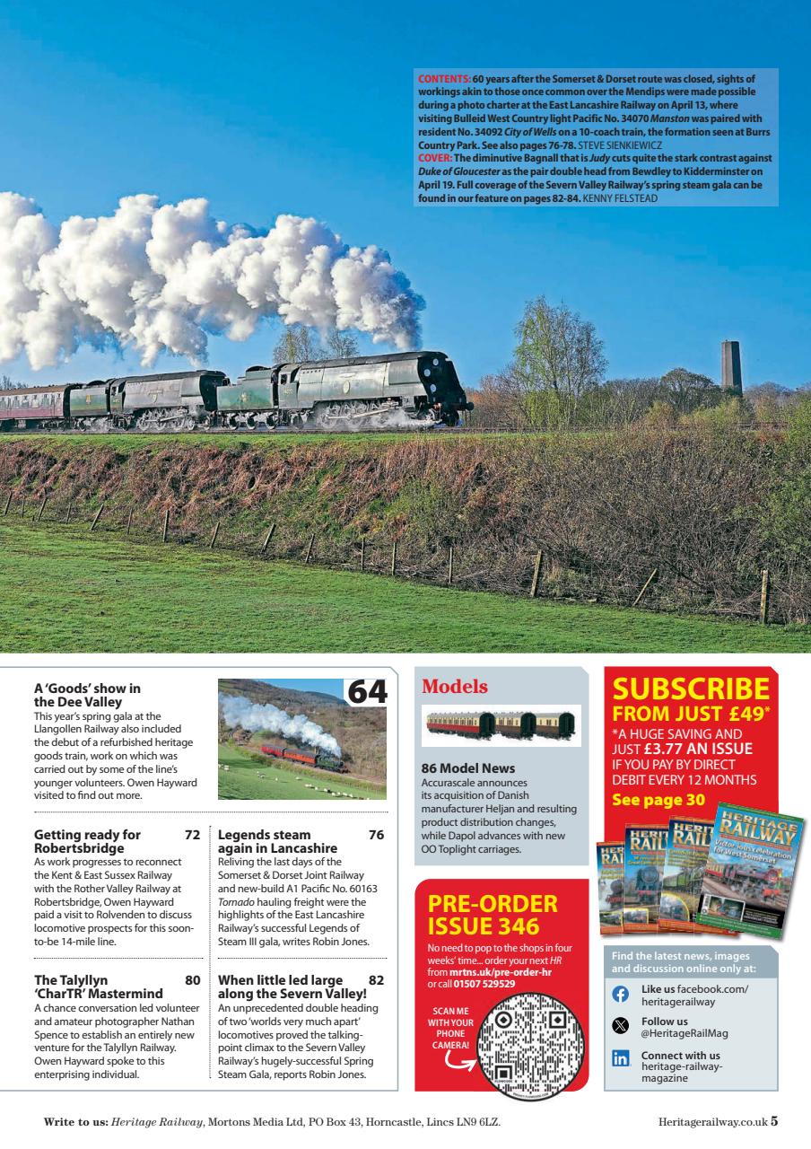 Heritage Railway Preview Pages