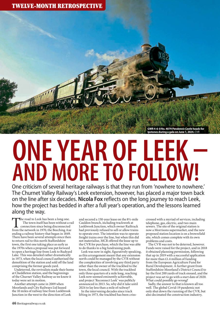 Heritage Railway Preview Pages