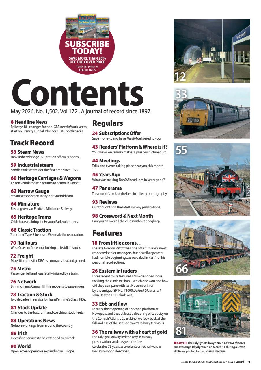 Railway Magazine Preview Pages