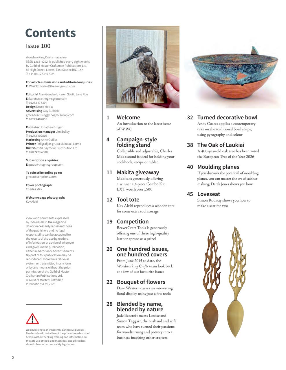 Woodworking Crafts Magazine Preview Pages