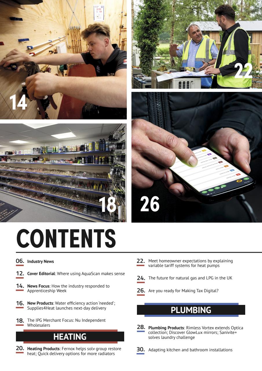 Heating, Plumbing & Renewables Preview Pages